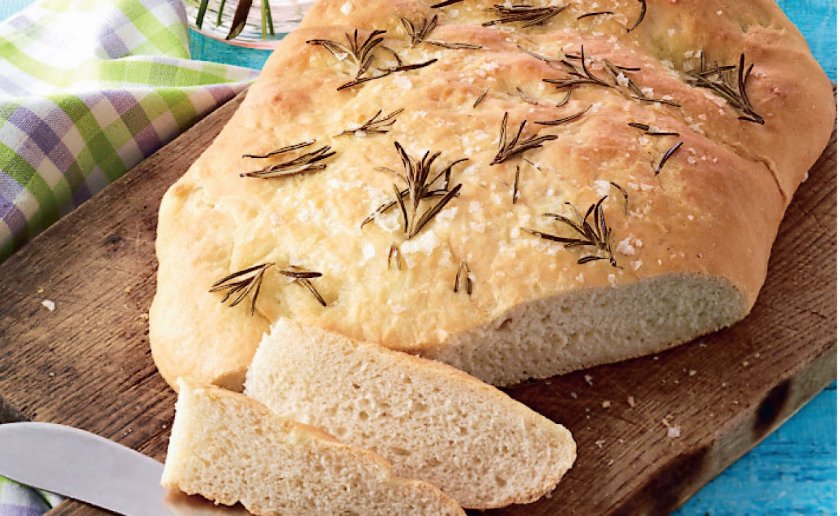 Naanbrød med rosmarin