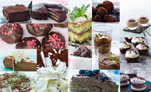 30 skønne chokoladekager og desserter