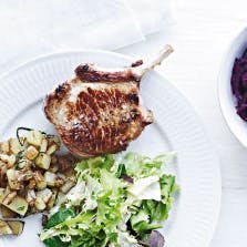 Svinekotelet med syltet rødkål