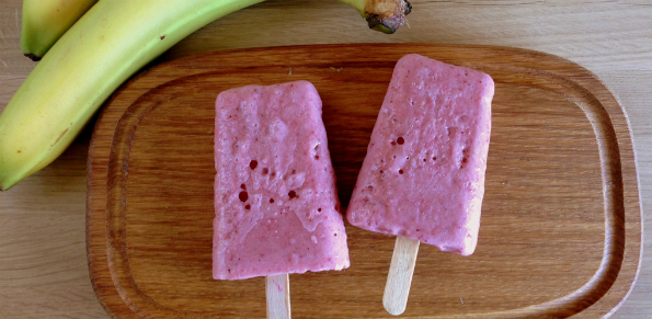 Ispinde af hindbærsaft