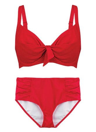 Rød bikini