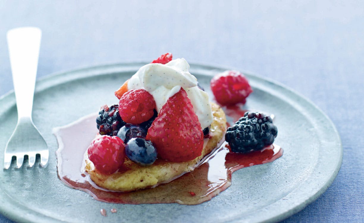 Arme riddere med sommerbær