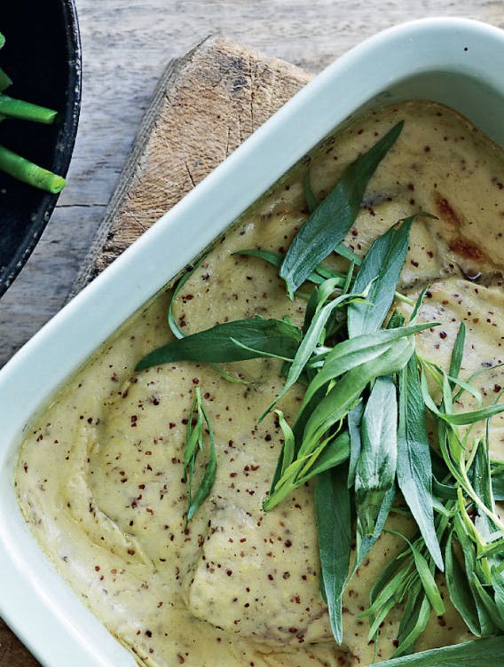 Opskrift på nem koteletter i fad.