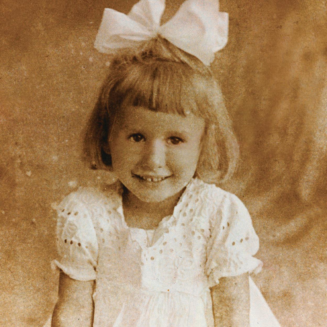 Et billede af Lise Nørgaard som barn