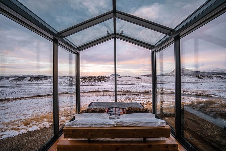 Panorama Glass Lodge på Island